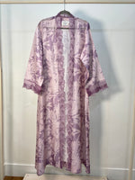 Load image into Gallery viewer, Mauve Floral Printed Overlay
