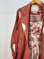 Load image into Gallery viewer, Red Big Polka Riverside Trench
