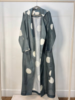 Load image into Gallery viewer, Teal Big Polka Riverside Trench
