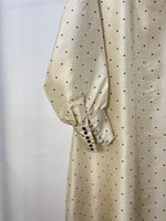 Load image into Gallery viewer, Beige Nightcap Polka Dress
