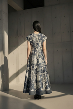 Load image into Gallery viewer, Teal Floral Printed Lulu Dress
