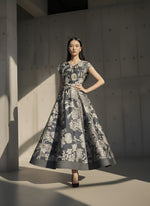 Load image into Gallery viewer, Teal Floral Printed Lulu Dress
