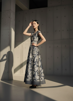 Load image into Gallery viewer, Teal Floral Printed Lulu Dress
