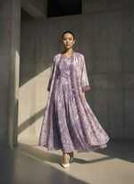 Load image into Gallery viewer, Mauve Floral Printed Overlay
