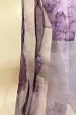 Load image into Gallery viewer, Mauve Clutter Print Organza Shirt Set
