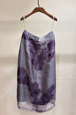 Load image into Gallery viewer, Mauve Clutter Print Organza Skirt
