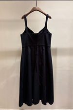 Load image into Gallery viewer, Ebony Strappy Cotton Dress
