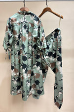 Load image into Gallery viewer, Mint Allover Floral Tunic Set
