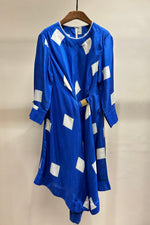 Load image into Gallery viewer, Cobalt Big Square Buckle Dress
