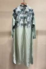 Load image into Gallery viewer, Mint Reindeer Dress
