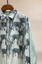 Load image into Gallery viewer, Mint Reindeer Dress
