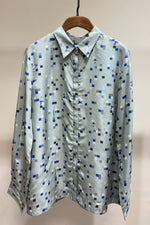 Load image into Gallery viewer, Grey Small Square Printed Shirt
