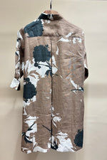 Load image into Gallery viewer, Beige Floral Printed Long Shirt
