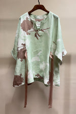 Load image into Gallery viewer, Mint Floral Knock-out Top
