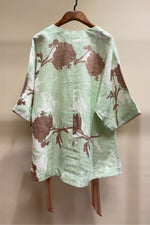 Load image into Gallery viewer, Mint Floral Knock-out Top
