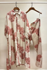 Load image into Gallery viewer, Beige Clutter Print Tunic Set
