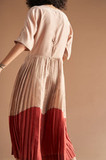 Load image into Gallery viewer, Release Pleated Silk Dress
