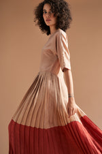 Load image into Gallery viewer, Release Pleated Silk Dress

