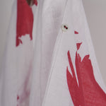 Load image into Gallery viewer, Pink and white print on print Linen Co-ord Set
