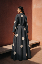 Load image into Gallery viewer, Teal Big Polka Riverside Trench
