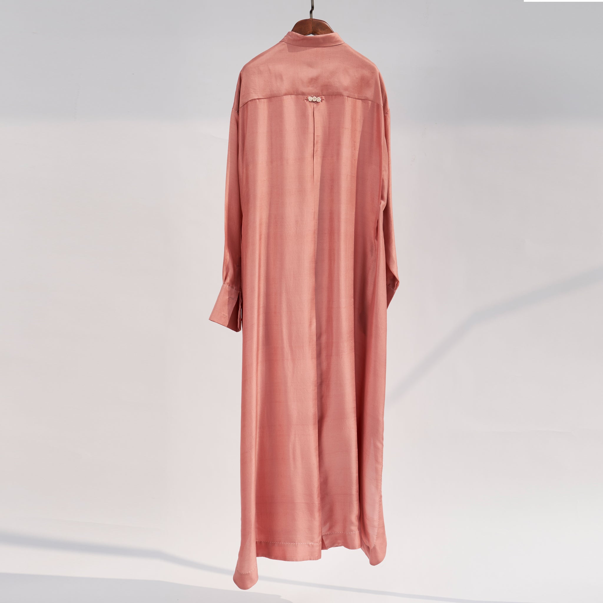 Solid Peach Shirt dress