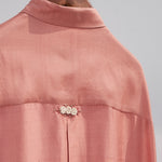 Load image into Gallery viewer, Solid Peach Shirt dress

