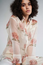 Load image into Gallery viewer, Spring Fling Organza Shirt
