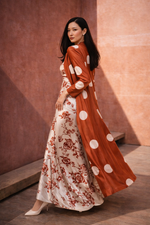 Load image into Gallery viewer, Red Big Polka Riverside Trench
