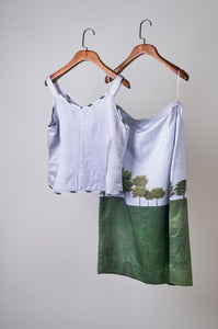 Tree print cami and skirt Coordinated set