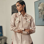 Load image into Gallery viewer, Blur Embroidered Shirt
