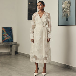 Lucent Organza Trench