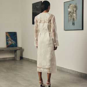 Lucent Organza Trench