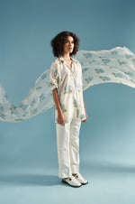 Load image into Gallery viewer, Spree Drawstring Silk Shirt
