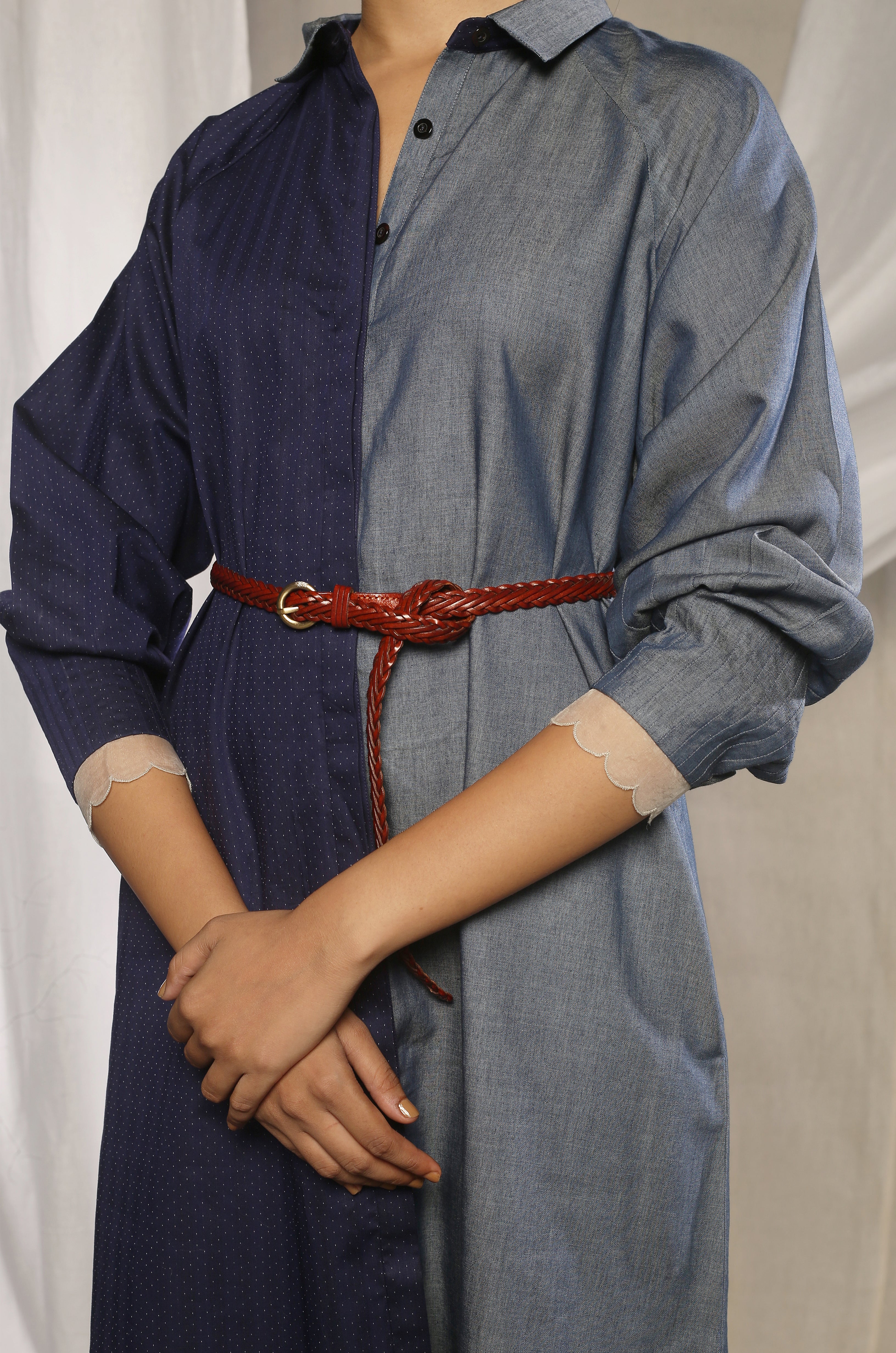 Double Denim Shirt Dress