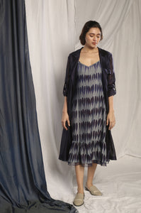 Leaf Print Graded Dress