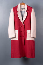 Load image into Gallery viewer, Red Salmon Contrast Trench
