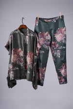 Load image into Gallery viewer, Jade Watercolour Peonies Coordinated set
