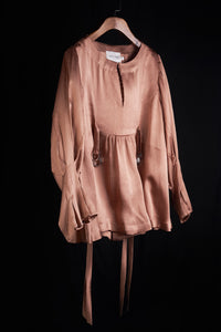 Ray Beaten silk blouse