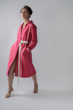 Load image into Gallery viewer, Helene Silk Trench Dress
