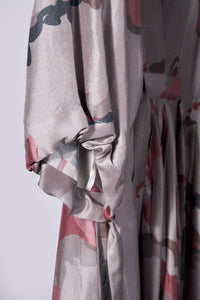 Glimmer abstract print dress