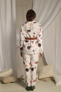 Polka White Co-ord Set
