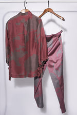 Load image into Gallery viewer, Smudge Marsala printed coord set
