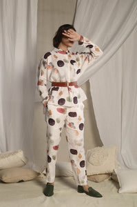 Polka White Co-ord Set