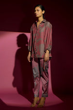 Load image into Gallery viewer, Smudge Marsala printed coord set

