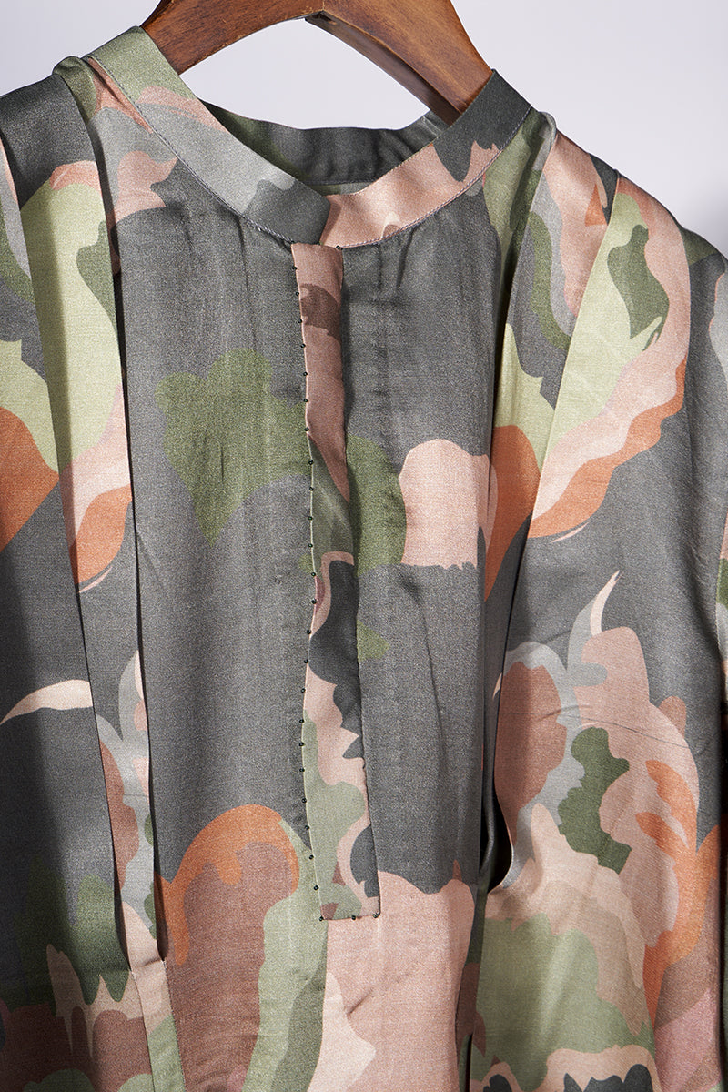 Patina abstract print blouse