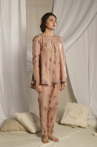 Flared Beige Co-ord Set