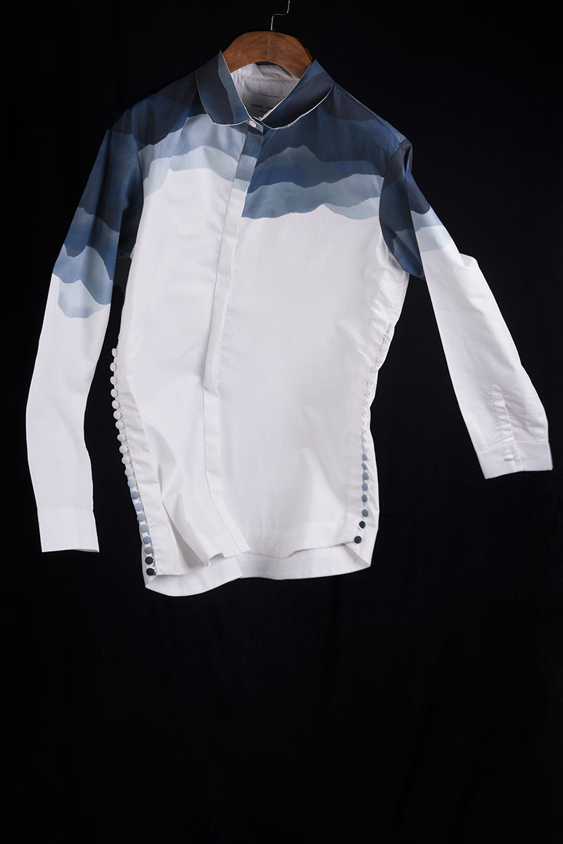 Top Up hill print shirt