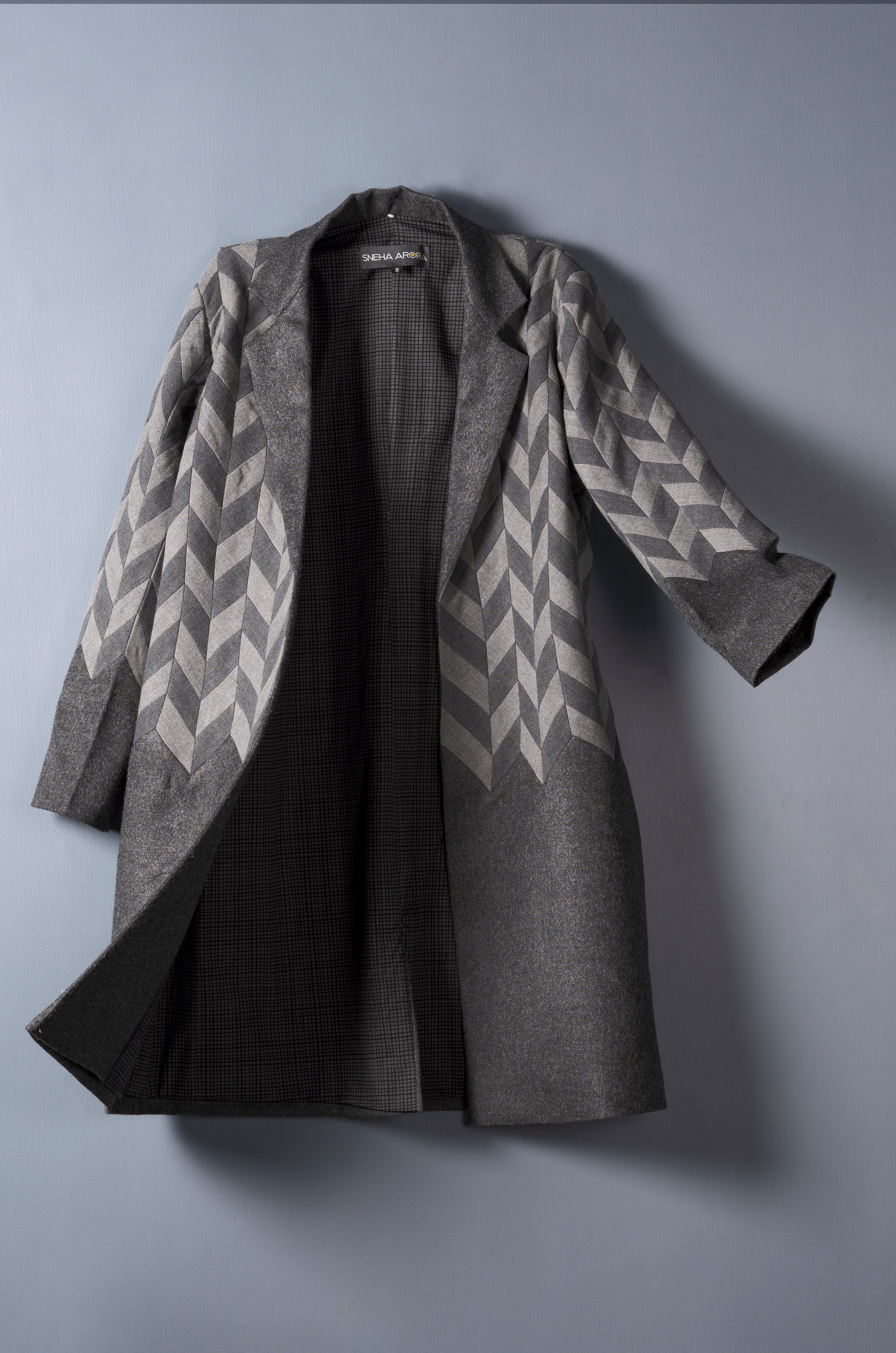 Grey Chevron Jacket