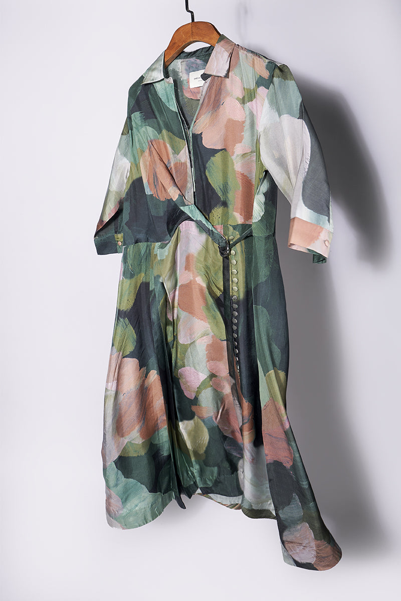 Decked up Paint Print dress