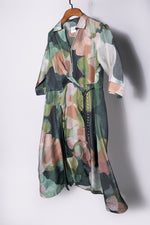 Load image into Gallery viewer, Decked up Paint Print dress

